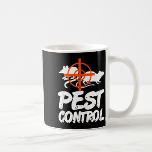 Funny Pest Control Humor For Rat Hunters &amp; Tra Coffee Mug