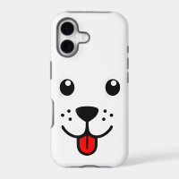 Funny Pet Animal Dog Puppy Happy Emoticon Face