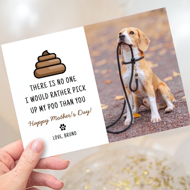 Funny Pet Happy Fur Mothers Day Card (Creator Uploaded)
