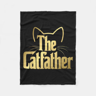 Funny Pet Lover Cat Dad The Cgovernment Fleece Blanket