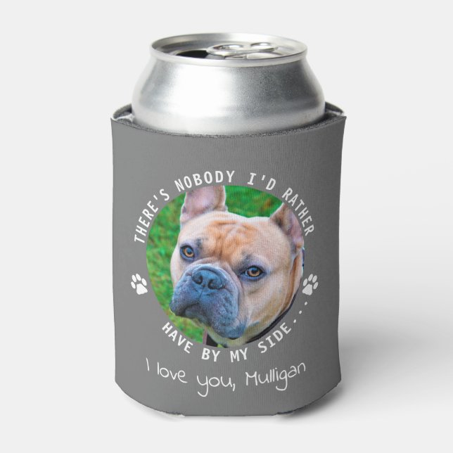 Funny Pet Photo Personalised Dog Dad Can Cooler (Can Front)