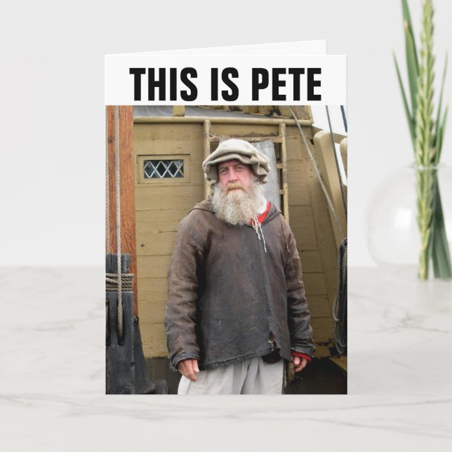 FUNNY PETE SAILOR BIRTHDAY CARDS FOR HER (Front)