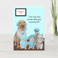Funny Pets Get Well ER