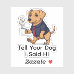 Funny Pharaoh Hound Dog Business Suit Coffee