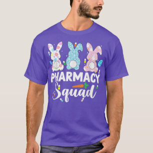 Funny Pharmacist Bunny Pharmacy Squad Easter Day T-Shirt