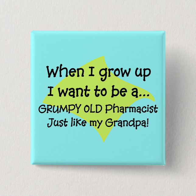 Funny Pharmacist's Grandkids T-Shirts 15 Cm Square Badge (Front)