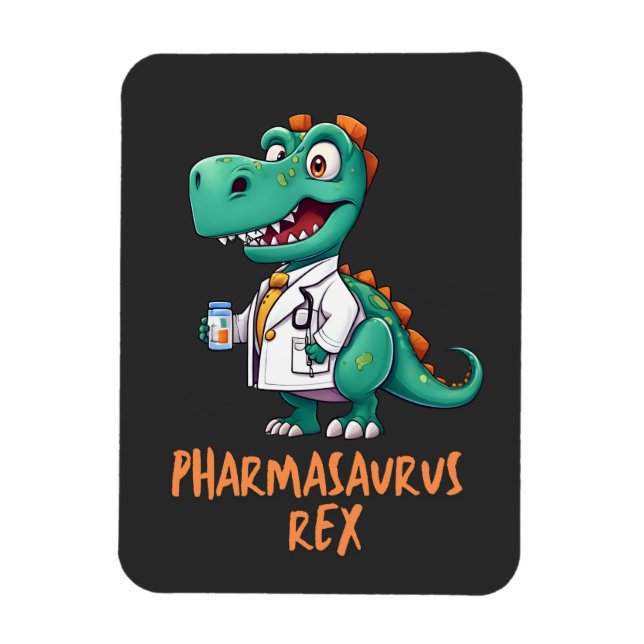 Funny Pharmacy Rex Magnet (Vertical)