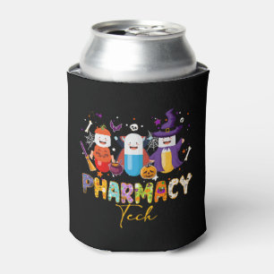 Funny Pharmacy Technician Pharmacist Halloween Can Cooler