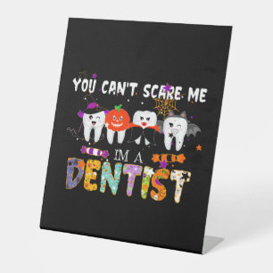 Funny Pharmacy Technician Pharmacist Halloween Cop Pedestal Sign