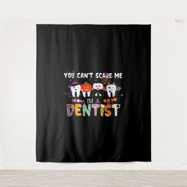 Funny Pharmacy Technician Pharmacist Halloween Cop Tapestry (Front)