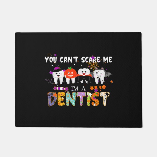 Funny Pharmacy Technician Pharmacist Halloween  Doormat (Front)