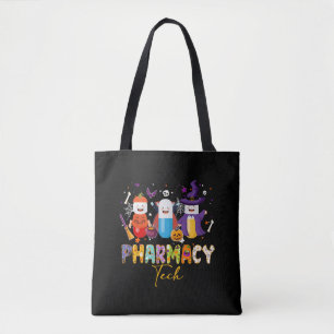Funny Pharmacy Technician Pharmacist Halloween Tote Bag