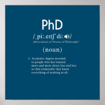 funny phd definition square
