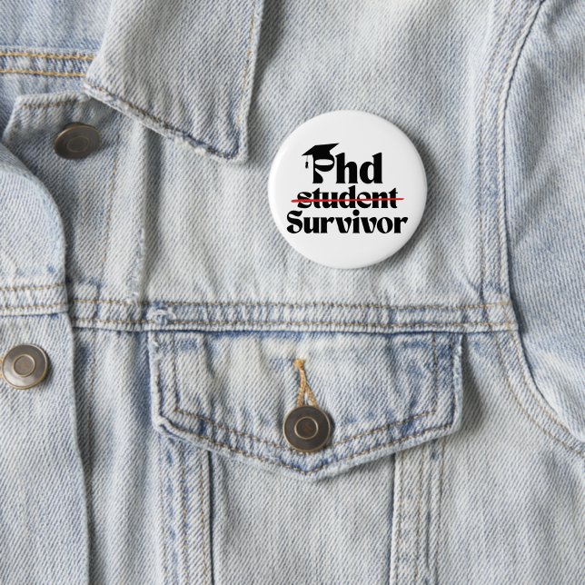 Funny PhD Graduation Badge – Academic Humor Design (In Situ)