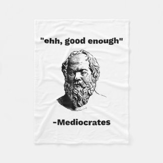 Funny Philosopher Philosophy Quote For Men Women  Fleece Blanket