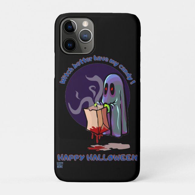 funny phone case  "HAPPY HALLOWEEN 2" (Back)