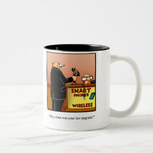 Funny "Phone Upgrade" Humour Mug Gift