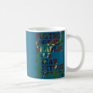 Funny Phonetic Alphabet Nato Military Lice Army Ta Coffee Mug