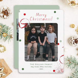 Funny photo Christmas card Merry Christmess