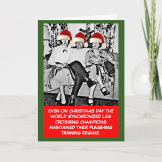 Funny photo Christmas Holiday Card