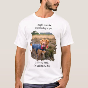 Funny Photo Dog Dad T-Shirt