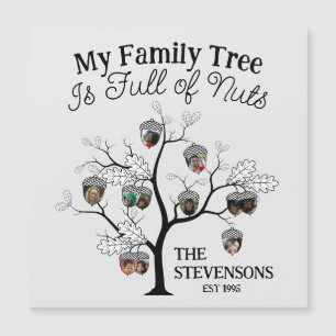 Funny Photo Family Tree is Full of Nuts Christmas