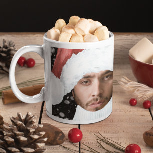 Funny Photo Personalised Christmas Coffee Mug