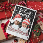 Funny Photo Personalised Christmas Let It Snow Holiday Card<br><div class="desc">Funny Photo Personalised Christmas Let It Snow Holiday Card from Ricaso - Add your own face to this cute fun holiday card 

 CHANGE THE SAMPLE PHOTOS TO YOUR OWN</div>