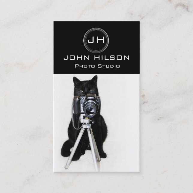 Funny - Photographer Business Card (Front)