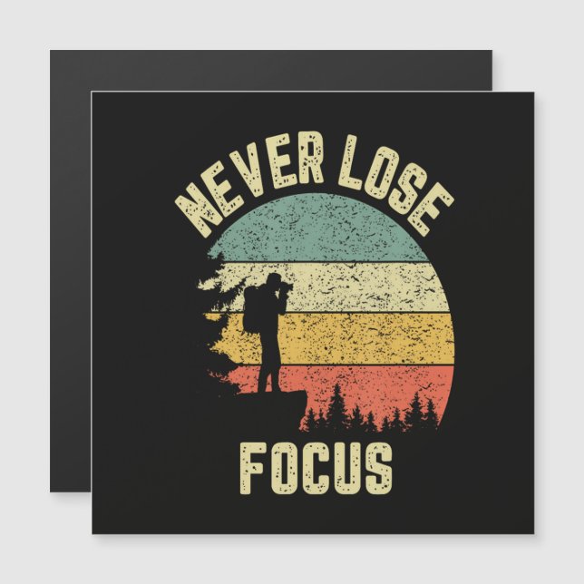 Funny Photographer Camera Never Lose Focus  (Front/Back)