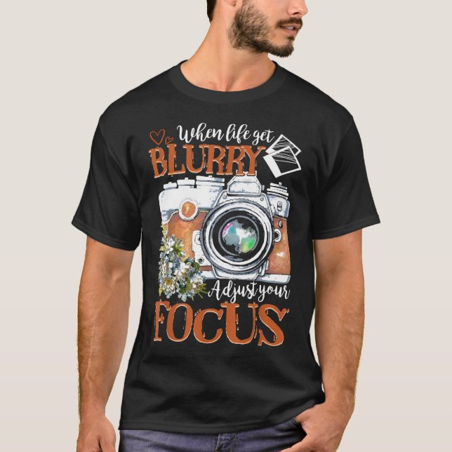 Funny Photographer Gift Tee  Camera Photography (Front)