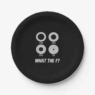 Funny Photographer Photography What The Camera Paper Plate