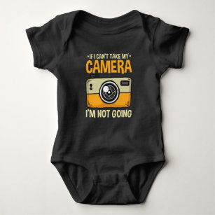 Funny Photography addicted Person Hobby Camera Baby Bodysuit