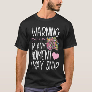 Funny photography camera photographer snap gift Sh T-Shirt