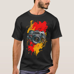 Funny Photography Cameraman Dslr Snapshot Photogra T-Shirt