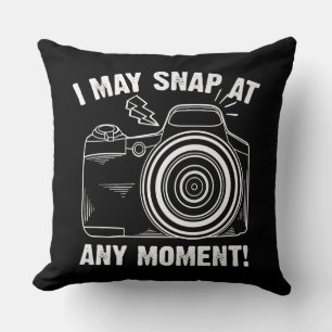 Funny Photography Gift For Men Women Photographer Cushion