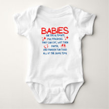 funny phrases Gift Baby Bodysuit