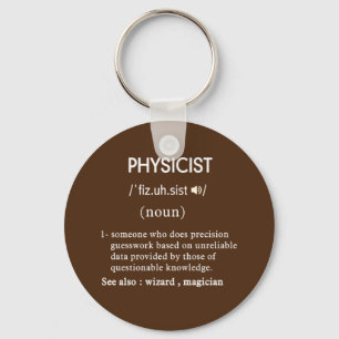 funny physicist definition key ring