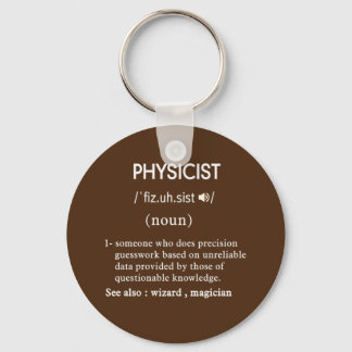 funny physicist definition key ring