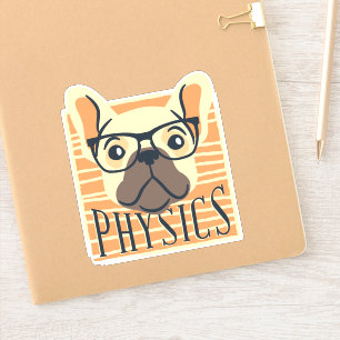 Funny PHYSICS French Bulldog Science Teacher Gift