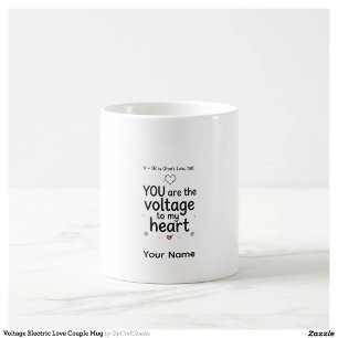 Funny Physics Gift Voltage Personalised Mug