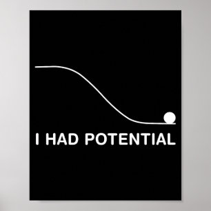 Funny physics teacher had potential science humour poster