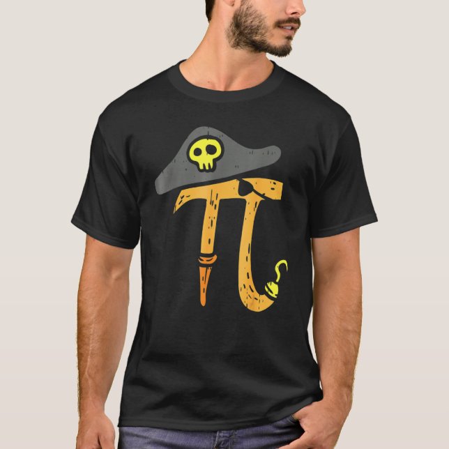 Funny Pi Day 2022 Rate Pirate Lovers Math Geek  Bo T-Shirt (Front)