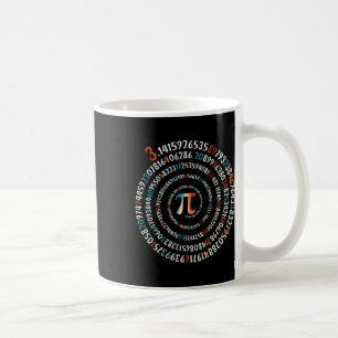 Funny Pi Day 3.14 Pi Symbol Spiral Number Math Lov Coffee Mug