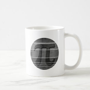 FUNNY PI DAY BLACK AND WHITE COFFEE MUG