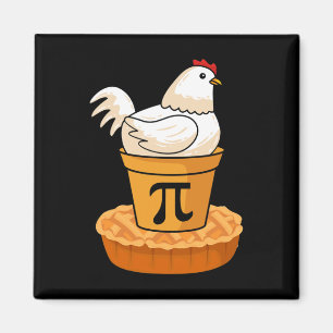 Funny Pi Day - Chicken Pot Pie - Math Mathematics Magnet