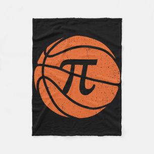 Funny Pi Day For Sketll Fan 3.14 Pi Number Math Te Fleece Blanket