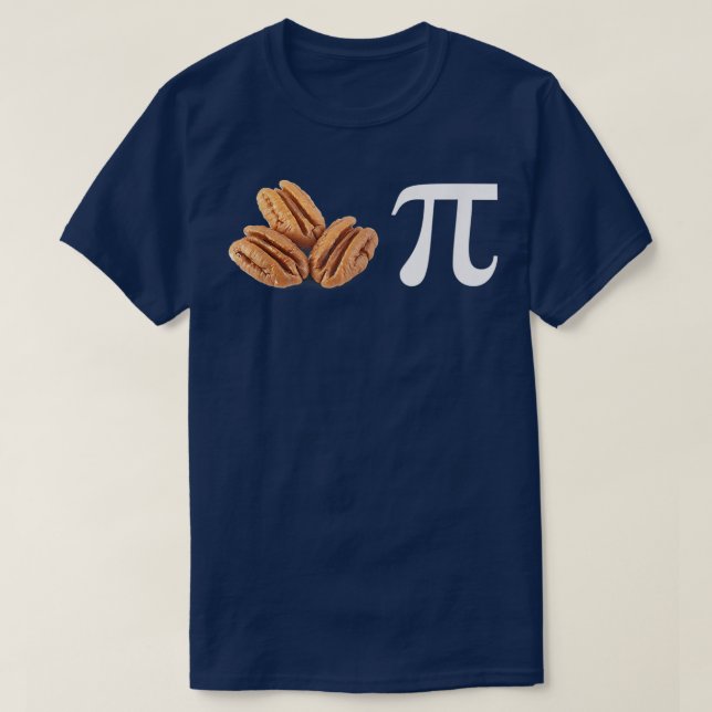 Funny Pi Day Math Pecan Pie T-Shirt Mathematics Gi (Design Front)