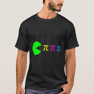 Funny Pi Day Math Science Ate Pi Symbol Colour T-Shirt