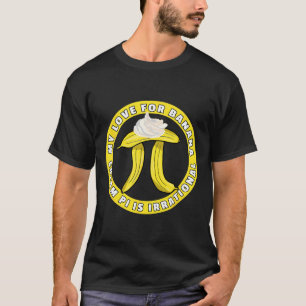 Funny Pi Day Pi Symbol Joke - Bynana Cream Pie Pun T-Shirt